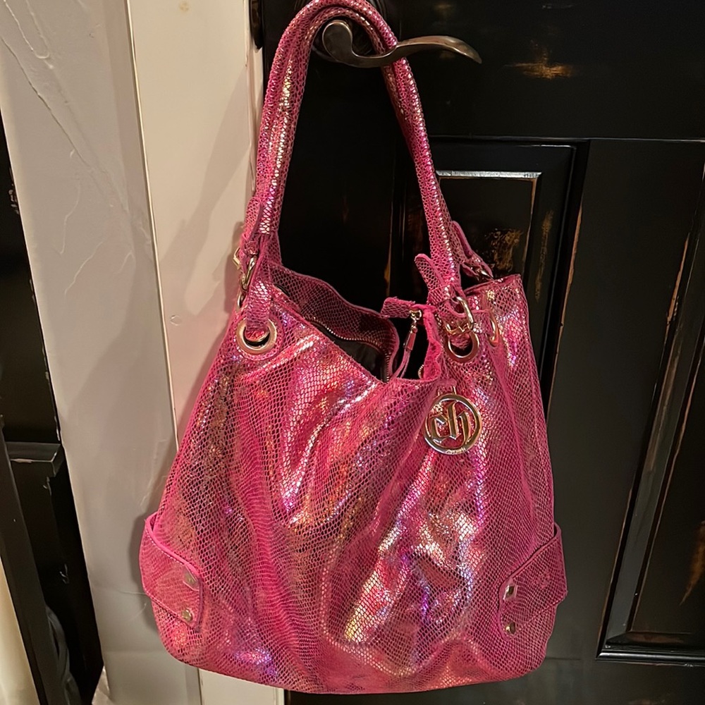 Pink handbag